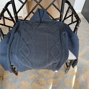 Cambridge Dry Goods Dark Blue Turtleneck Sweater
